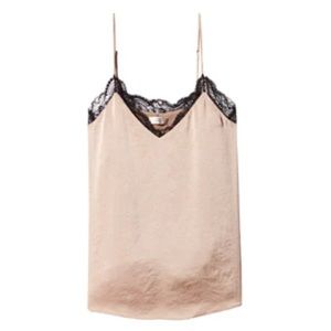 Little moon gold satin camisole